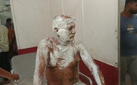 जमीन ने ली वृद्ध की जान - पैत्रक जमीन का विवाद चल रहा था