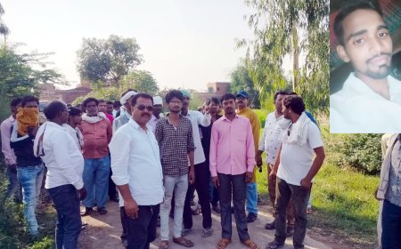 unnao Asivan बाइक सवार युवक का शव सुभानीखेड़ा पुलिया के पास नाले  मे मिला