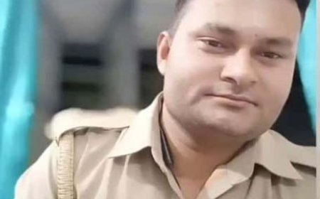 unnao  सिपाही की डेढ़ बजे रात  तीन मंज़िला बालकनी से गिर कर मौत