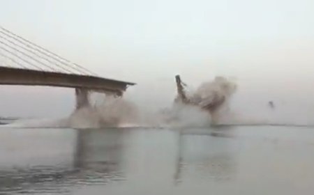 Bihar Bhagalpur भ्र्ष्टाचार की भेंट चढ़ा भागलपुर महासेतु