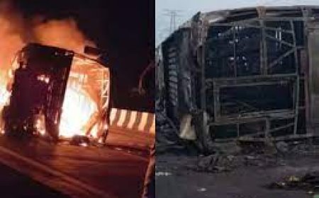 Mharashtra news बस में ऐसा क्या हुआ कि 26 यात्रियों की जल कर मौत हो गई
