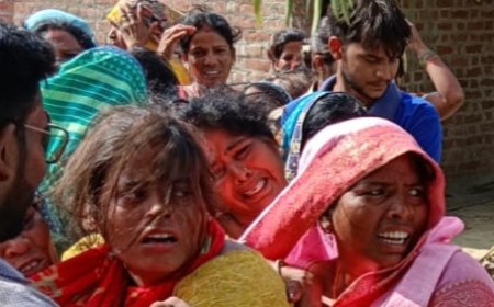 Unnao पुलिया पर ट्रैक्टर पलटा एक की मौत साथी घायल