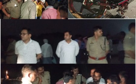 Unnao accident तेज रफ्तार डम्पर ने तीन बाइक.सवार को रौंदा मौत