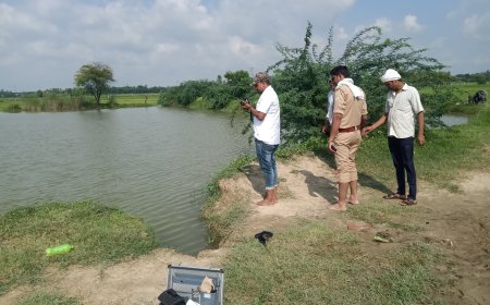 Unnao संदिग्ध परिस्थितियों में युवती का शव चौबीस घंटे बाद तालाब में मिला