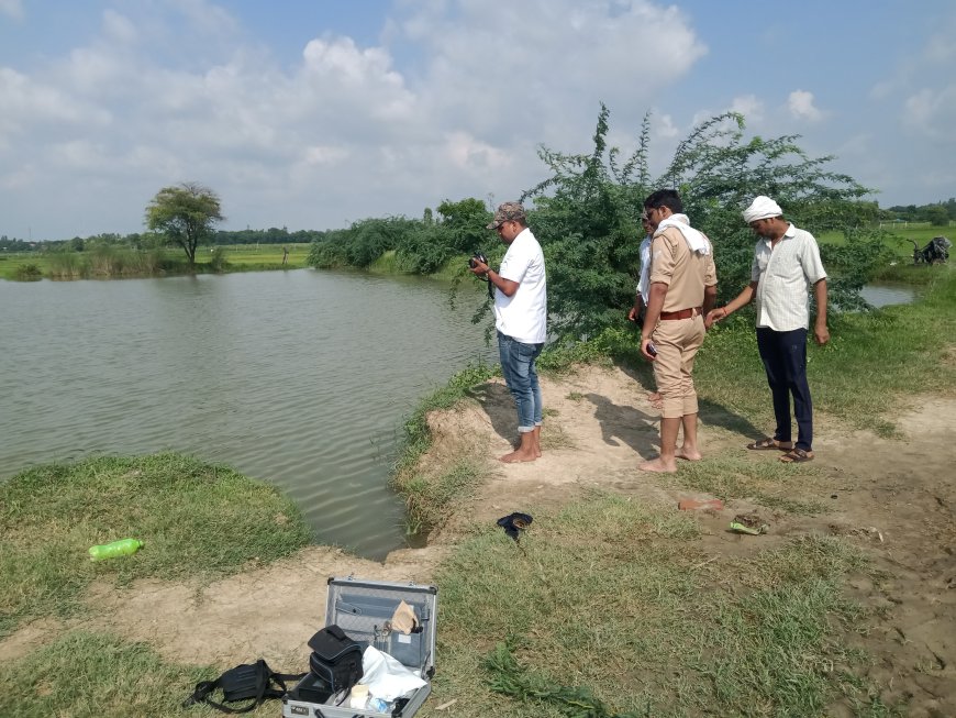 Unnao संदिग्ध परिस्थितियों में युवती का शव चौबीस घंटे बाद तालाब में मिला