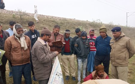 Unnao train accident ट्रेन हादसे में किसान की मौत