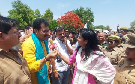 Unnao politics आजतक की एंकर अंजना ओम कश्यप के कार्यक्रम में उपद्रव