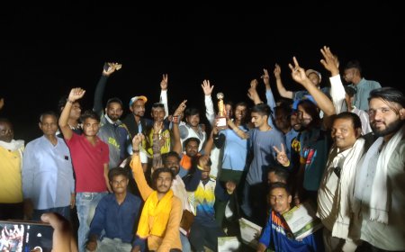 Unnao criket श्रेयस इलेवन ने भरतपुर क्रिकेट टूर्नामेंट फाइनल मैच जीता