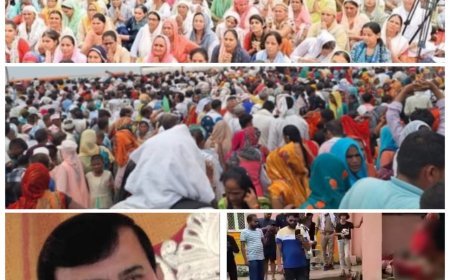 Hathras news कैसा सत्संग बना काल भगदड़ ने खेला तांडव 120 की मौत