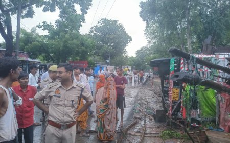 Unnao accident ट्रक रुपी टूटा पहाड़ दो बच्चों सहित मां की मौत