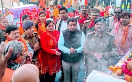 Unnao news तीन दिवसीय सत्संग समारोह का भव्य शुभारम्भ
