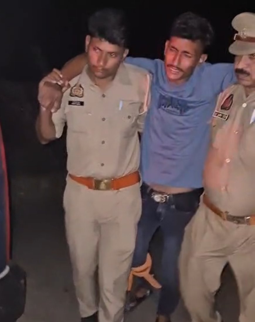 Unnao police पुलिस ने लंगडा अभियान चला बदमाश को गोली मारी