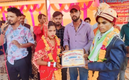 Marriage सामूहिक कन्या विवाह कार्यक्रम सम्पन्न