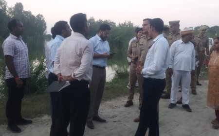 Unnao news डीएम ने बाढ ग्रस्त क्षेत्र का जायजा लिया बाढ़ पीडितों को कोई सुविधा नहीं मिली