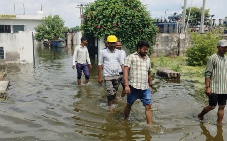 Unnao barh पावर हाउस में घुसा बाढ़ का पानी बिजली सप्लाई ढप