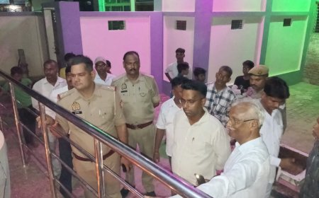 परियर!उन्नाव मरौदी मैया मेले का एसडीएम, कोतवाल ने किया गया निरीक्षण