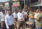 RSS unnao शताब्दी वर्ष के उपलक्ष्य में स्वयं सेवकों का भव्य स्वागत