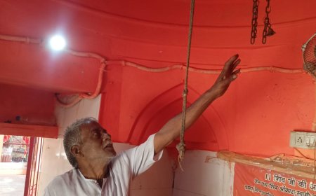 उन्नाव क्राइम"ऑपरेशन लंगड़ा" को चोरों ने दिखाया ठेंगा, भीमेश्वर मंदिर से उड़ा ले गए घंटे