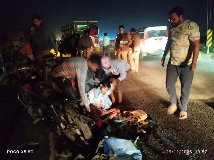 Accident उन्नाव की सड़कें खून से लाल चार की मौत दो घायल