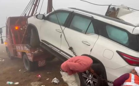 Unnao accident एक्सप्रेस वे पर कोहरा बन रहा यमराज