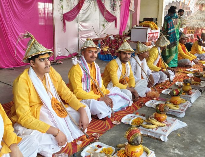 महायज्ञ में 21 बटुकों का हुआ यज्ञोपवीत संस्कार