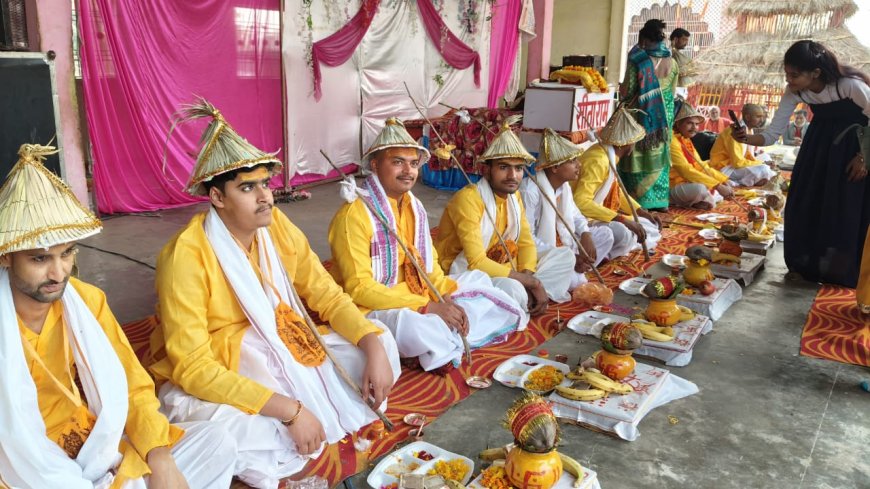 महायज्ञ में 21 बटुकों का हुआ यज्ञोपवीत संस्कार