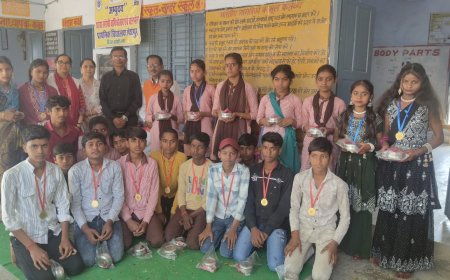 उच्च प्राथमिक विद्यालय सैदापुर में सम्पन्न हुआ विदाई समारोह